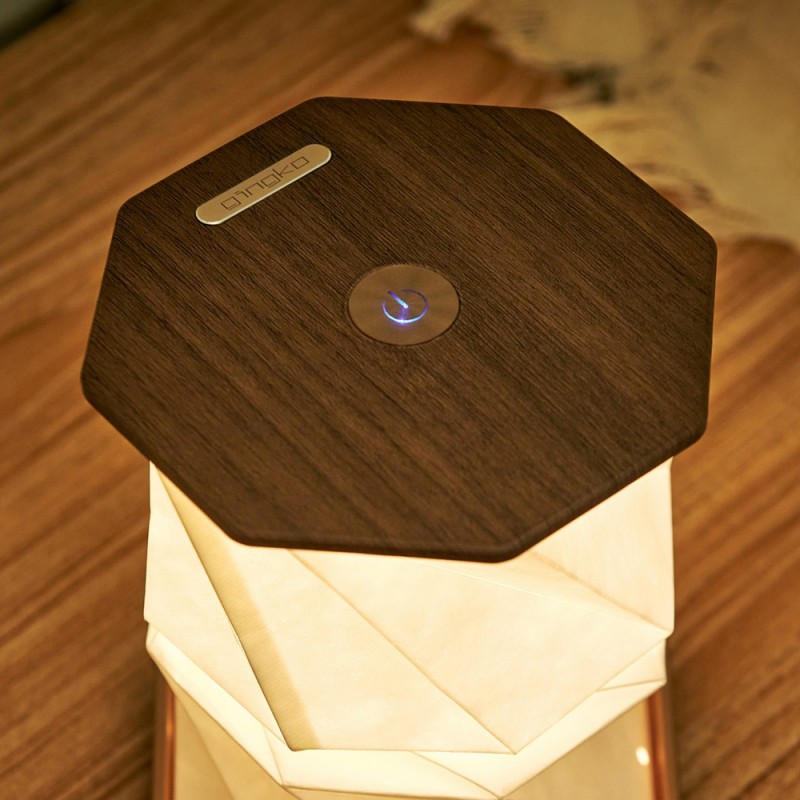 Gingko Twist Hexagon Lamp