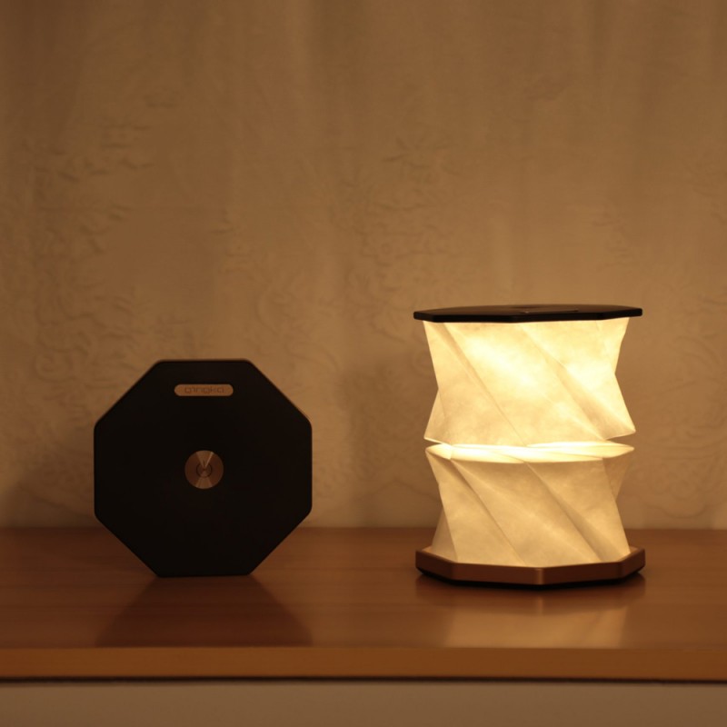 Gingko Twist Hexagon Lamp