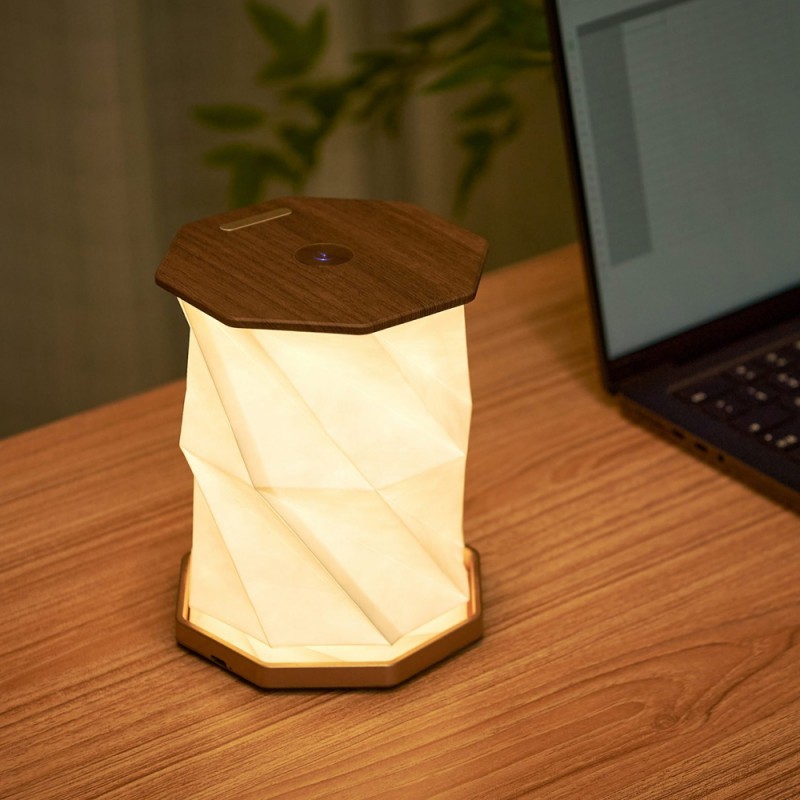 Gingko Twist Hexagon Lamp