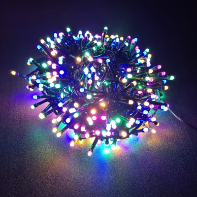 Festive Glow Worm Lights 520LEDs Pastel