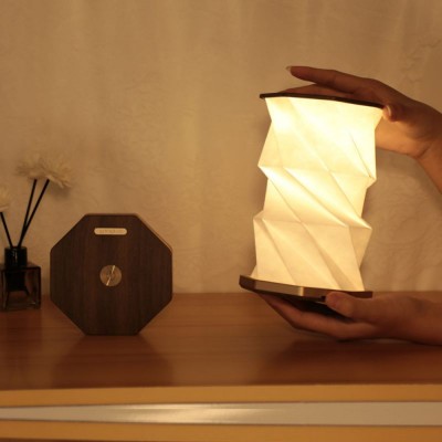 Gingko Twist Hexagon Lamp