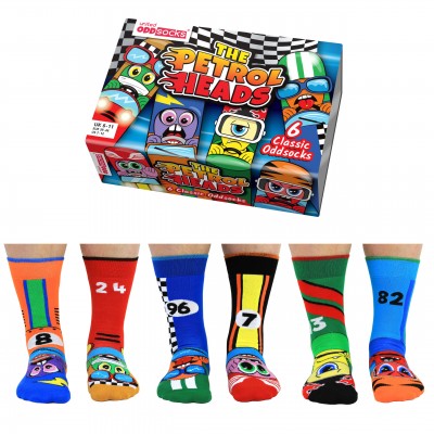 united oddsocks the petrol heads 6 odd socks for men