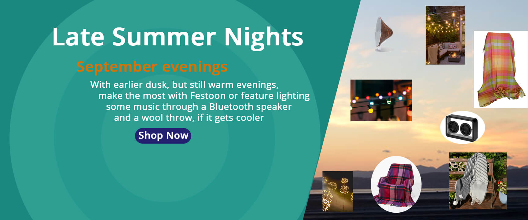 Make the most of Late Summer September warm evenings